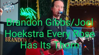 Download Brandon Gibbs Joel Hoekstra Every Rose Has Its Thorn Acoustic Live Poison Cover Chicago 4/12/24 MP3