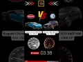 Download Lagu Bugatti Chiron 1500 hp VS VW Golf 2 (MK2) 1300 hp   #acceleration  #speed