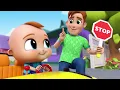Red Light Green Light | Healthy Habits Little Angel Nursery Rhymes