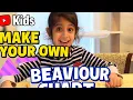 How to make a behavior chart prize chart