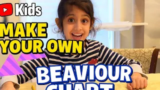 How to make a behavior chart prize chart