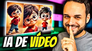 IA de Vídeo PERSONAGENS CONSISTENTES Grátis e ILIMITADO Como CRIAR VÍDEOS com Inteligência Artificia