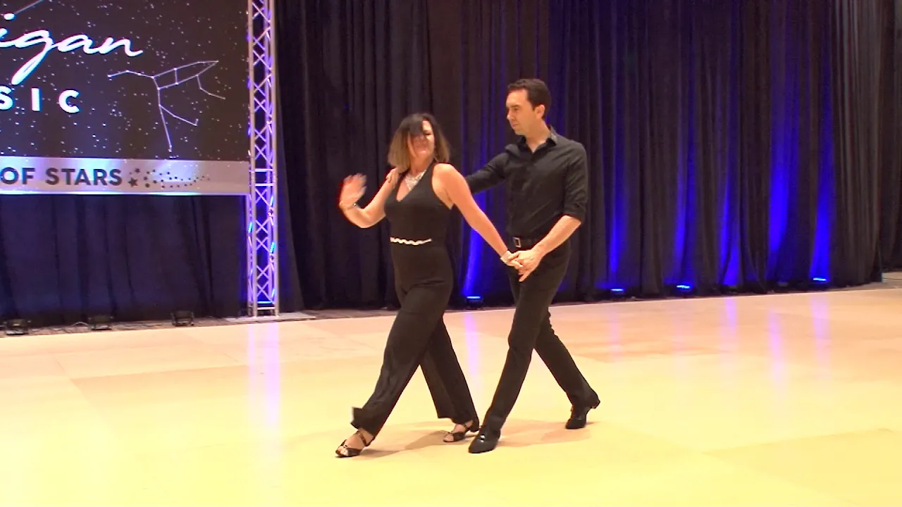 Michigan Classic 2018 Pro Am Novice Routine Agnieszka Kopka with Steven James