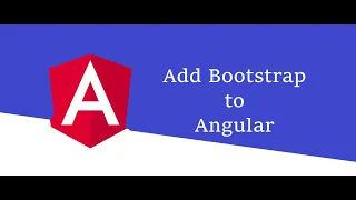 Add bootstrap to angular project Use bootstrap in angular Angular Tutorial