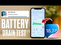 iOS 18 7 8 Battery Drain Test in iPhone XR - iOS 18 7 8 Battery Review in iPhone XR