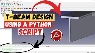 FreeCAD Editable T-Beam Profile using a Python Script