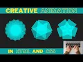 ASMR Programing - Creative Animation in only HTML and CSS No image No Svg only CSS