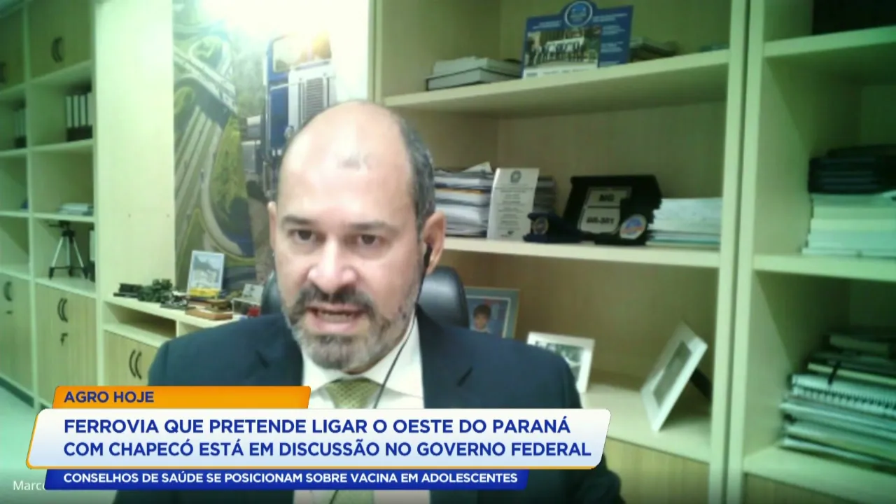 Ferrovia que pretende ligar o oeste do Paraná com Chapecó está em discussão no Governo Federal