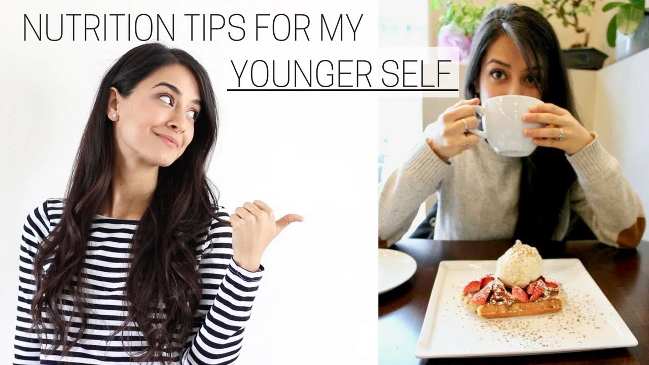 Outline Video NUTRITION TIPS I'D GIVE MY YOUNGER SELF » + downloadable checklist
