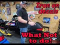 XCR 800 Gets Seat Decals