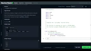 Hackerrank Cavity Map - Python Solution