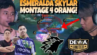 SKYLAAARRR ESME MONTAGE !! MAKIN NGERI AJA INI ONIC !! ONIC VS DEWA MATCH 1 - MPL S16