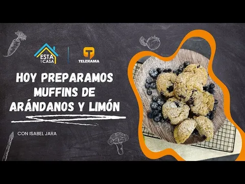 Hoy preparamos Muffins de arándanos y limón