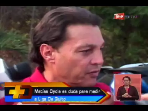 Matías Oyola es duda para medir a Liga de Quito