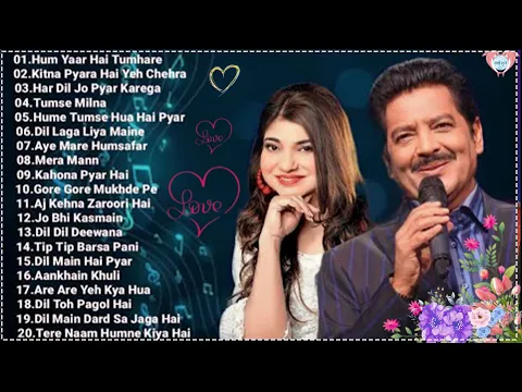 Download MP3 Best Of Udit Narayan, Alka Yagnik, Kumar Sanu Songs // 90's Evergreen Bollywood Songs Jukebox