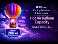 TCS Prime Coding Question Solved in Java Hot Air Balloon Capacity Batch 2 Very Easy