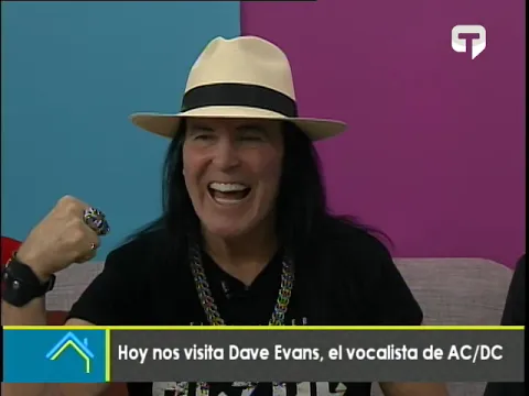 Hoy nos visita Dave Evans, el vocalista de AC/DC