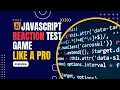 Test Reaction JavaScript Game For Beginner - 2020 Simple -Introduction Overview