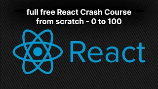 React js full course Free from scratch in one 2025