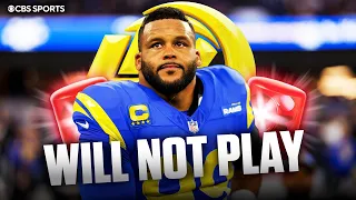 Aaron Donald will NOT PLAY for Rams vs 49ers in Week 1 🚨