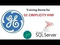 11 GE Cimplicity Tutorial data logging with SQL Server
