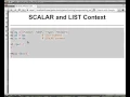 Beginner Perl Maven tutorial 5 2 - Array in context