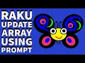Raku Programming Update Array Using While Loop Prompt 2024