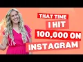 I hit 100K On Instagram What I Learned And How It Can Help Your Biz