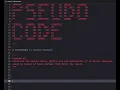 Pseudocode Help and Examples