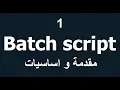 Batch script -