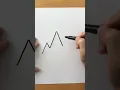How to draw mountains