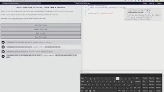 Basic Algorithm Scripting Title Case a Sentence