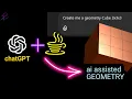 ChatGPT assisted Geometry in COMSOL Multiphysics Software