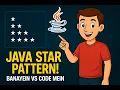 Java Star Pattern Program Create Pattern in VS Code Beginner Friendly