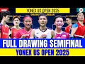 Download Lagu FULL DRAWING SEMIFINAL YONEX US OPEN 2025 HARI INI‼️CHINA TAIPEI MENGGILAAA.