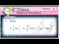 Subtract i from ii - from 2 iii 7 from
