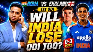 India vs England 1st ODI Match Prediction 🏏 | Playing XI | Pitch Report | Will India Lose ODI Too?