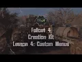 Fallout 4 Creation Kit Tutorial Your Own Workshop Menus - Fliteska