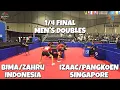 Lagu 1/4 Final Men's Doudles Bima/Zahru INDONESIA VS SINGAPORE Izaac/Pangkoen