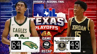 UIL 6A Texas State Playoffs Regional Final Game Recap Cy Falls HS vs Katy Jordan HS