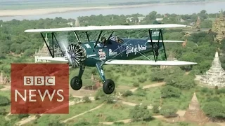 Bi-plane pilot recreating Amy Johnson s flight reaches Asia - BBC News