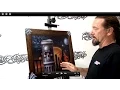 How To Airbrush on a Metal Panel Render 3D w Kiwi Terry