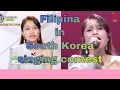 PINOY in Korean singing contest