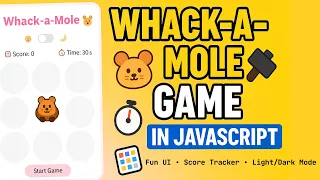Fun JavaScript Game Tutorial Build Your Own Whack-a-Mole Game