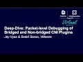 Deep-Dive Packet-level Debugging of Bridged and Non-bridged CNI Plugins - Jay Vyas Sedef Savas