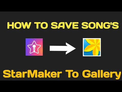 Download MP3 How To Download Starmaker Songs Easily | Save Songs from Starmaker To Gallery @itsmesebanya