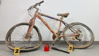 Restoration Abandoned Mountain Bike - Complete Process