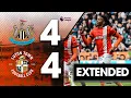 Newcastle 4-4 Luton Extended Premier League Highlights