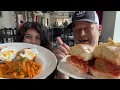 GIA GIVES THE PASTA A 10 on a Jason Carr Drive field trip to Romolo Bar Romana in