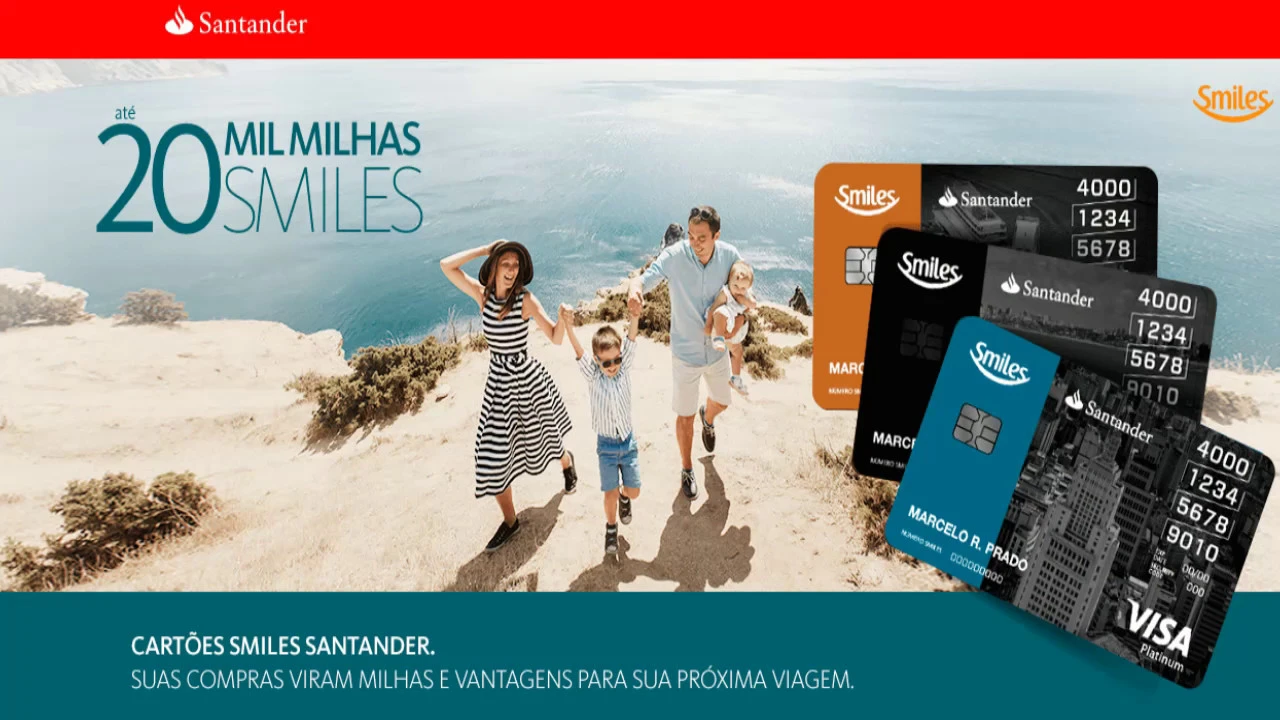 CARTÃO SMILES PALTINUM UM DOS MELHORES CARTÕES DE CREDITO DO SANTANDER